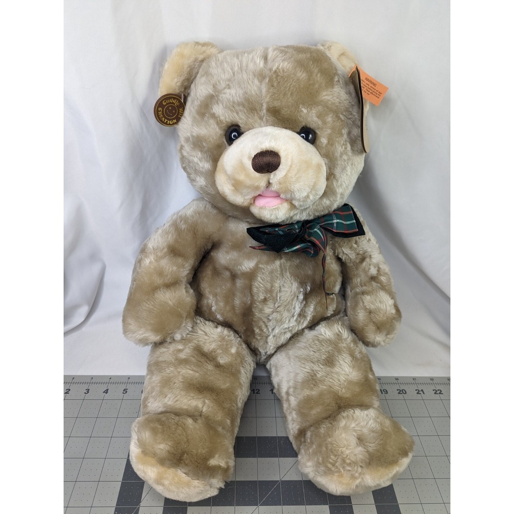 Cuddle Wit Brown Bear Plush 22 Inch 1994‎ Stuffed Animal Toy